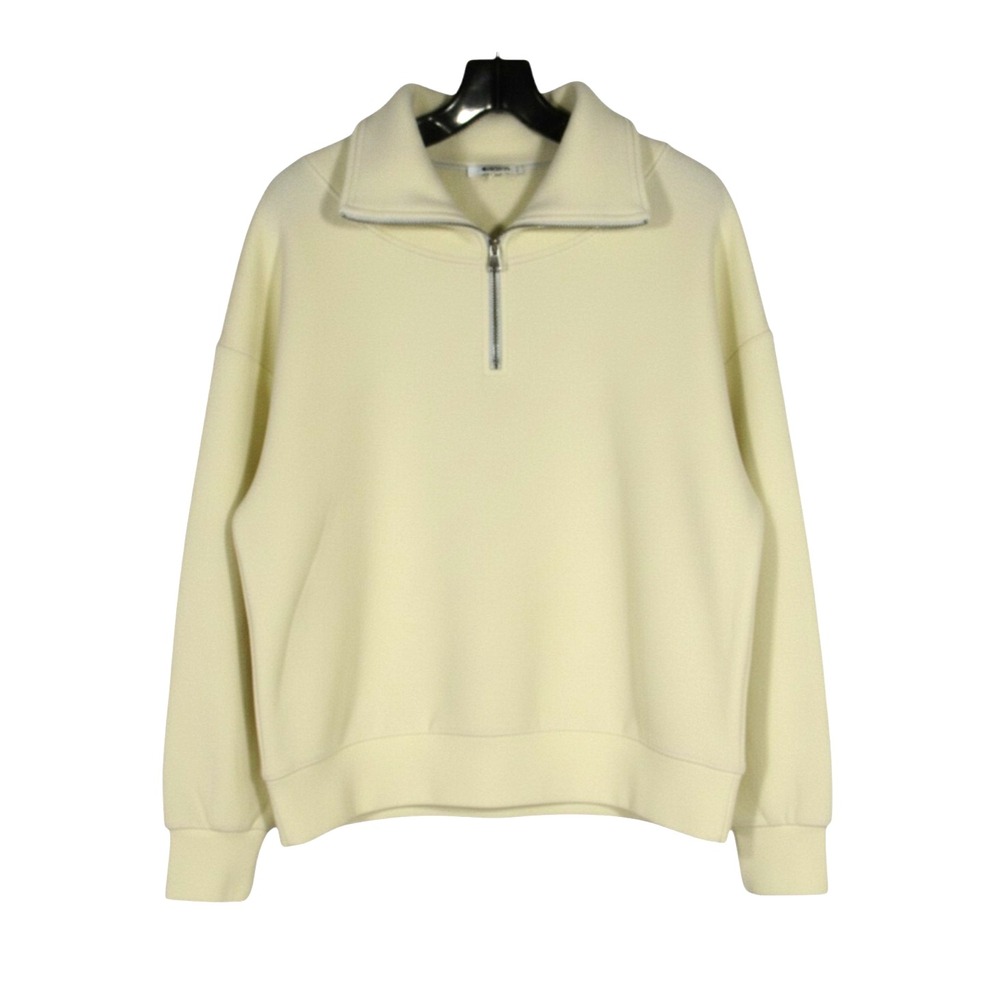 CALIA by CARRIE UNDERWOOD Pale Peach ELEVATE 1/4 Zip MOCK NECK Sweatshirt Sz S